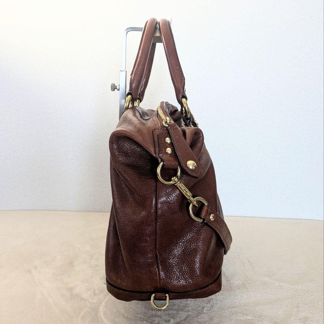 COACH マディソンサブリナ　2way ブラウン/グリーン