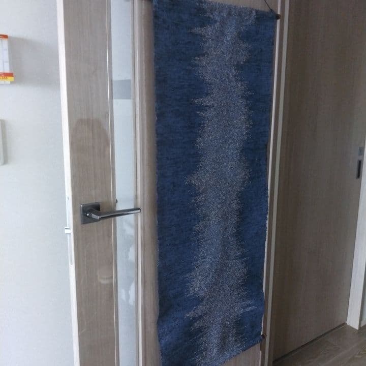 裂織り敷物⭐︎タペストリー⭐︎阪急梅田本店「全国匠の技展」購入品作品名「銀河」