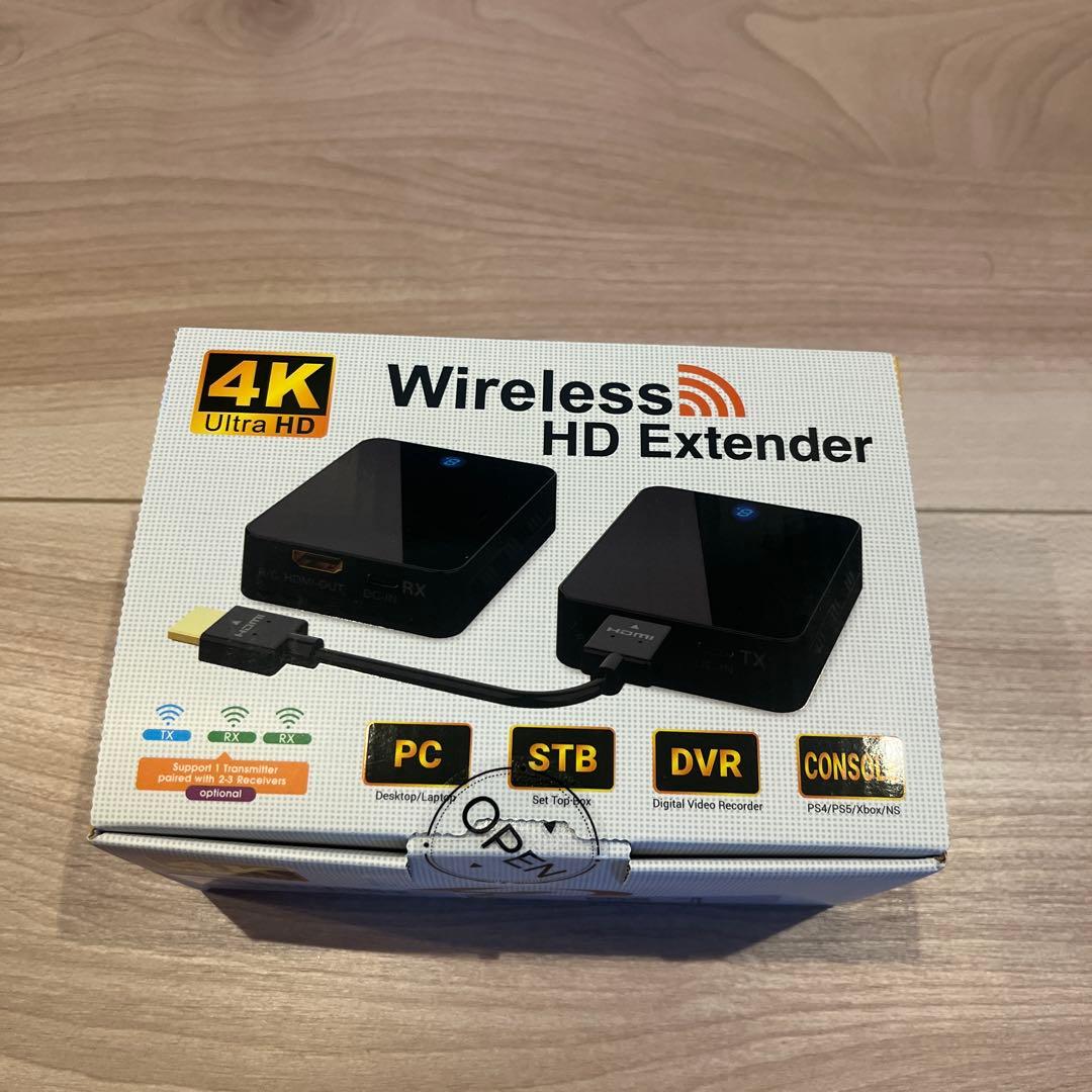 【2026最新】ワイヤレスHDMI 無線送受信機60m安無線伝送 4K 30Hz