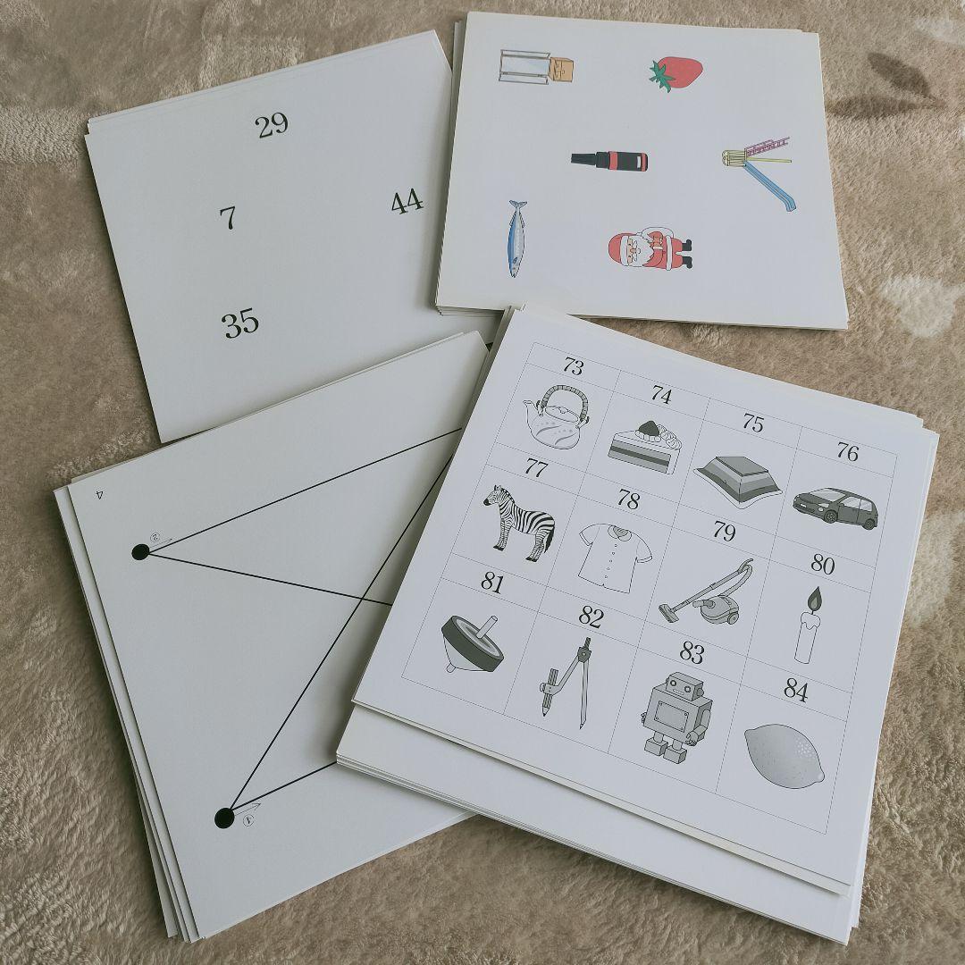 グレン・ドーマン博士 家庭保育園 ドッツカード 脳活性化訓練カード 知育