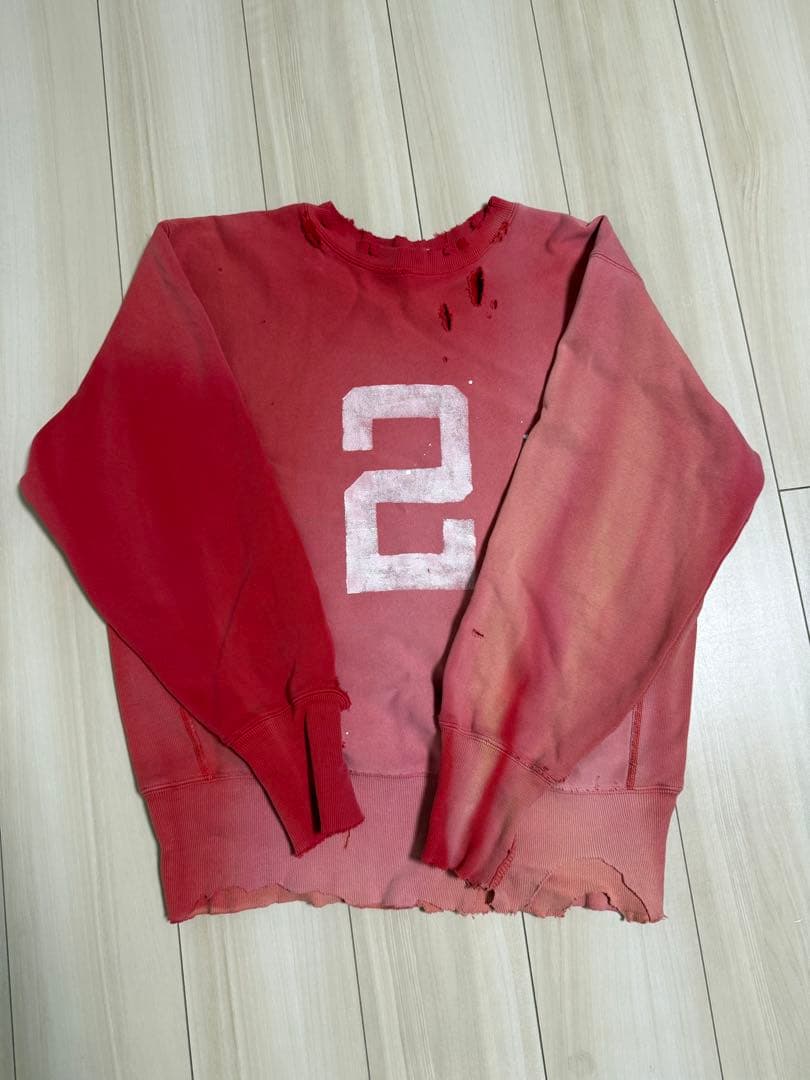 ゆ*様 Champion リバースウィーブ L ボロ