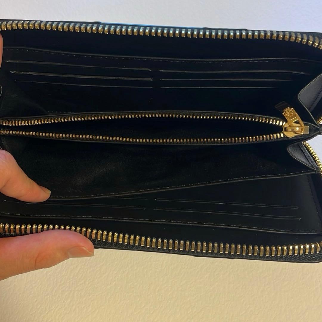 GOLDEN CONCEPT】 ラウンドジッ プ長財布／クロコ型押しレザー