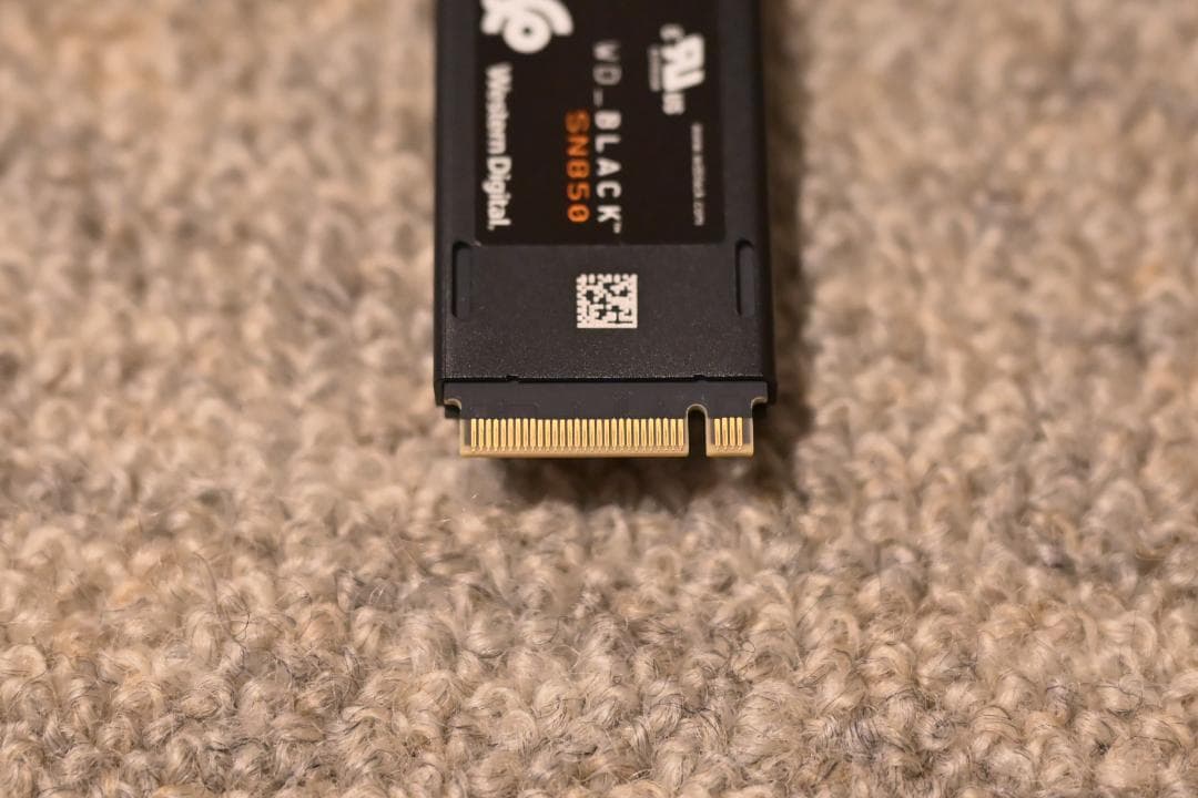 WD Black SN850 1TB ヒートシンク付き NVMe SSD