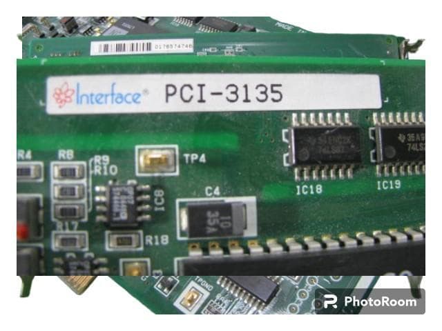 Interface PCI-3135 16ビット高精度AD変換ボード　PCカード