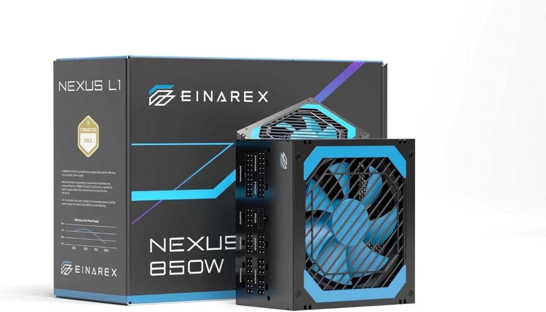 AINAREX Nexus L1 850W フルモジュラー電源