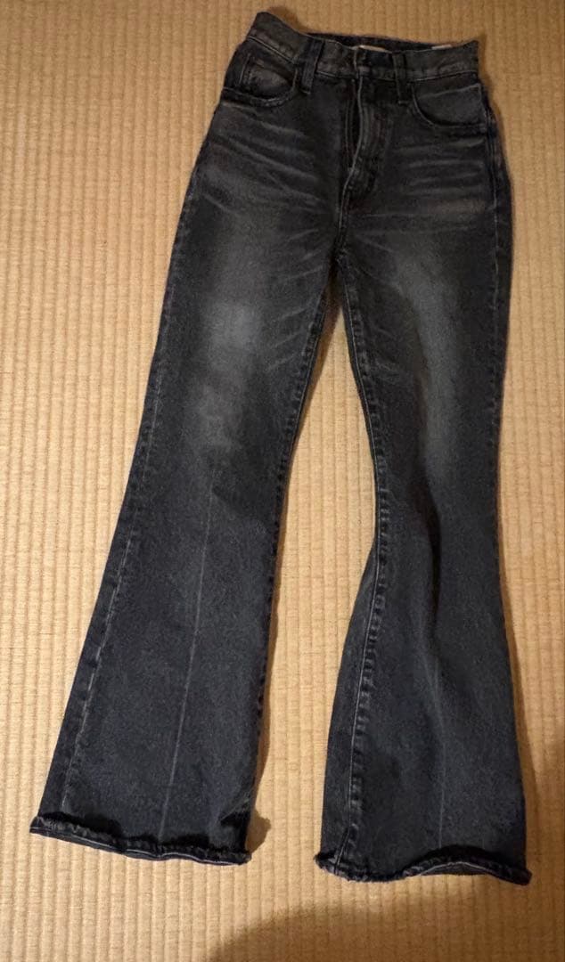 パンツ MOUSSY MVS BLACK FLARE 23