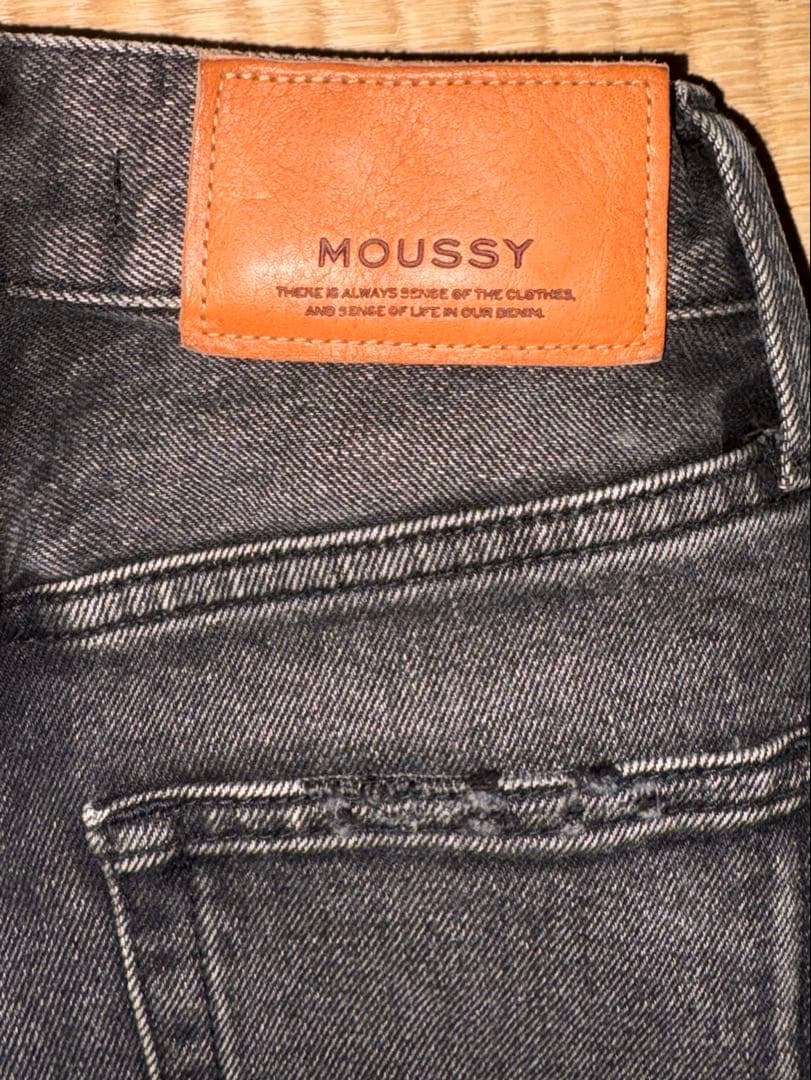 パンツ MOUSSY MVS BLACK FLARE 23