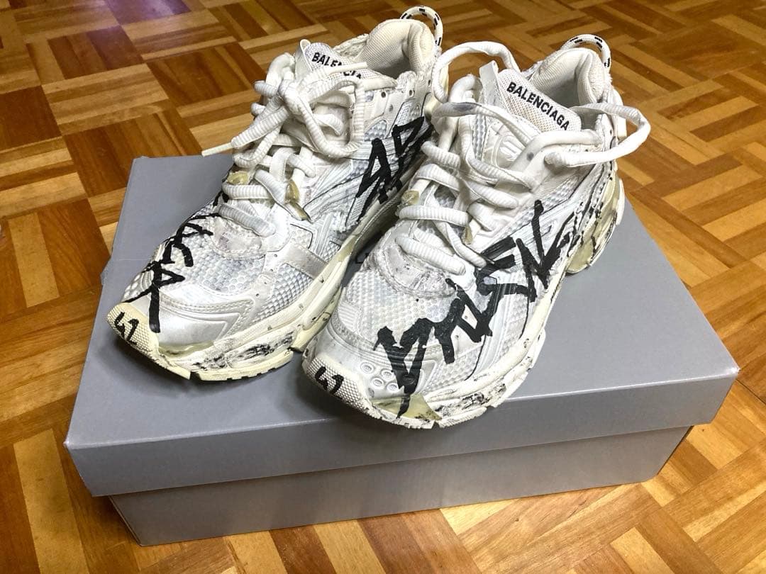 Balenciaga Runner Graffiti スニーカー 42