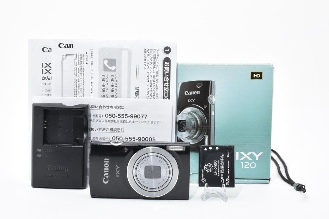 【美品】キヤノン CANON IXY120 ブラック コンパクトデジタルカメラ