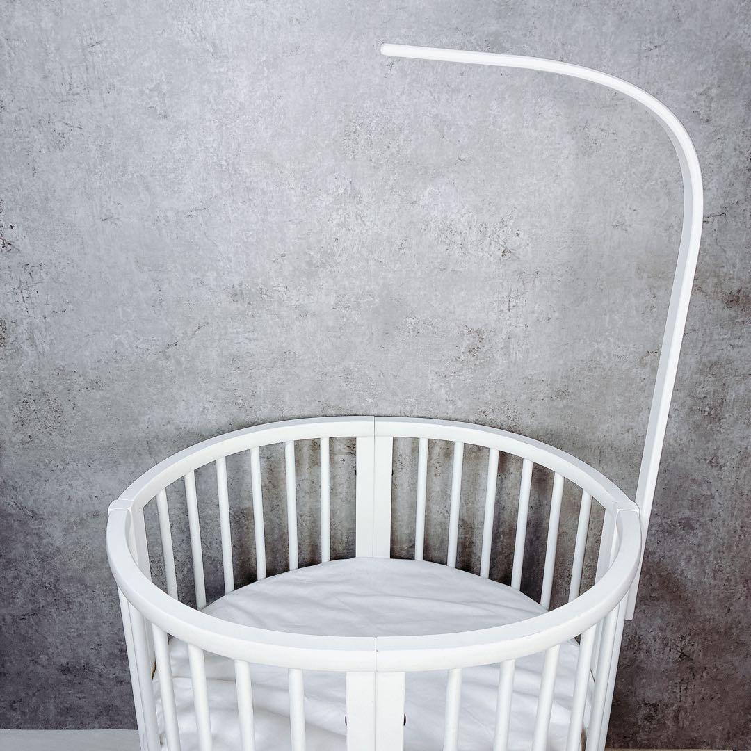ストッケ STOKKE スリーピーベッド ミニ ドレープロッド ドレープ付