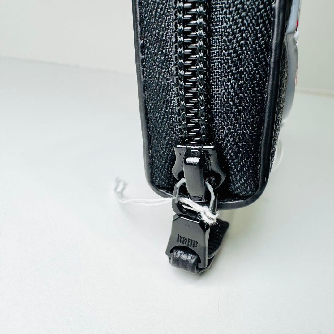 A BATHING APE シャーク WGM ラウンドファスナー 長財布