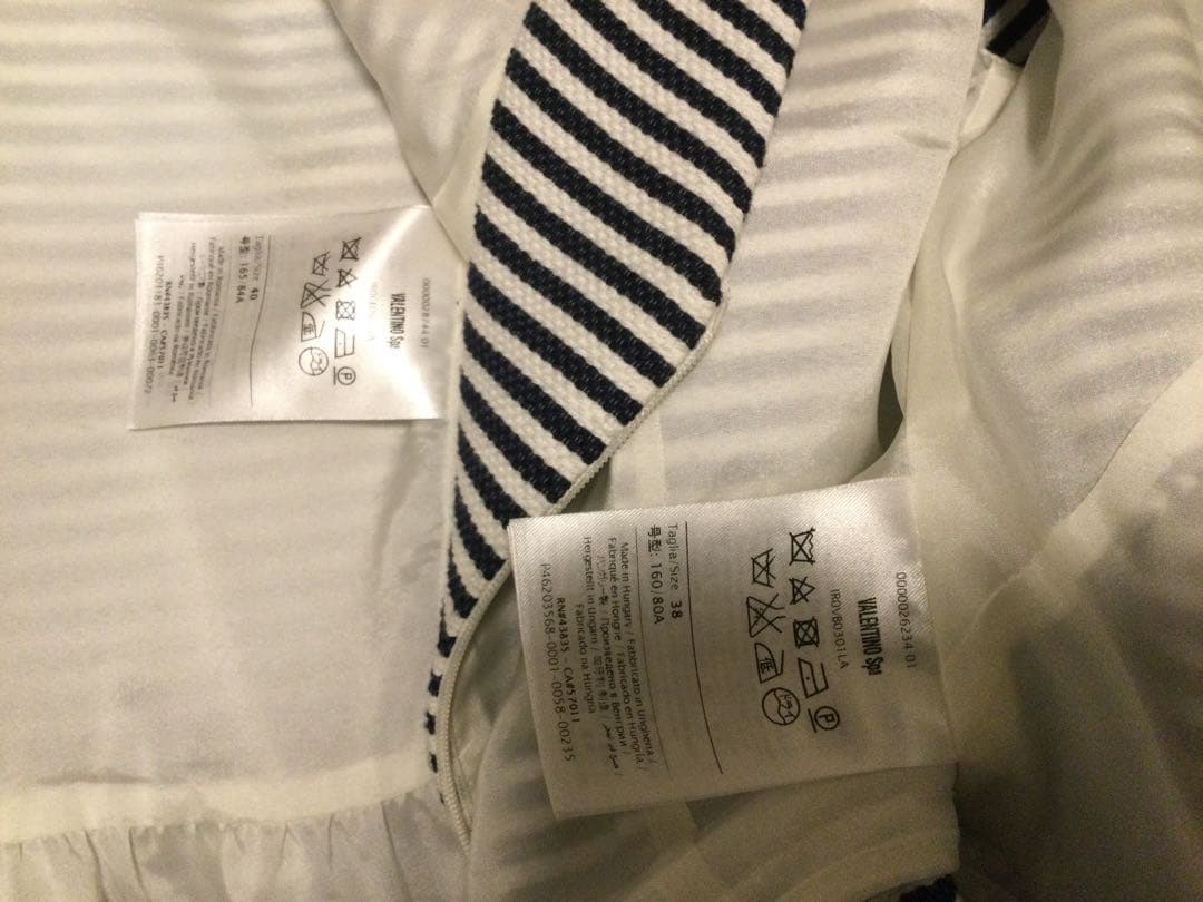 レッドヴァレンティノ　半袖ジャケットのみ　マリンボーダー　美品