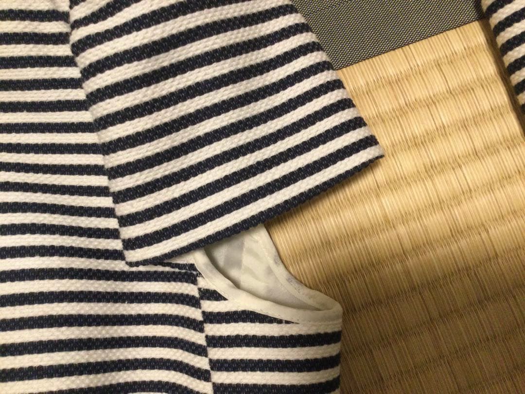 レッドヴァレンティノ　半袖ジャケットのみ　マリンボーダー　美品