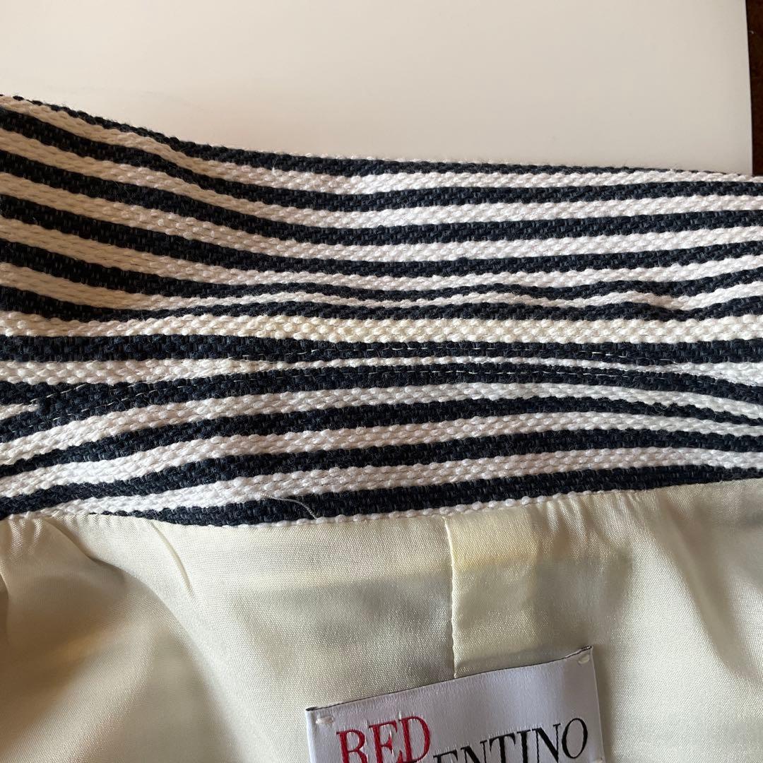 レッドヴァレンティノ　半袖ジャケットのみ　マリンボーダー　美品