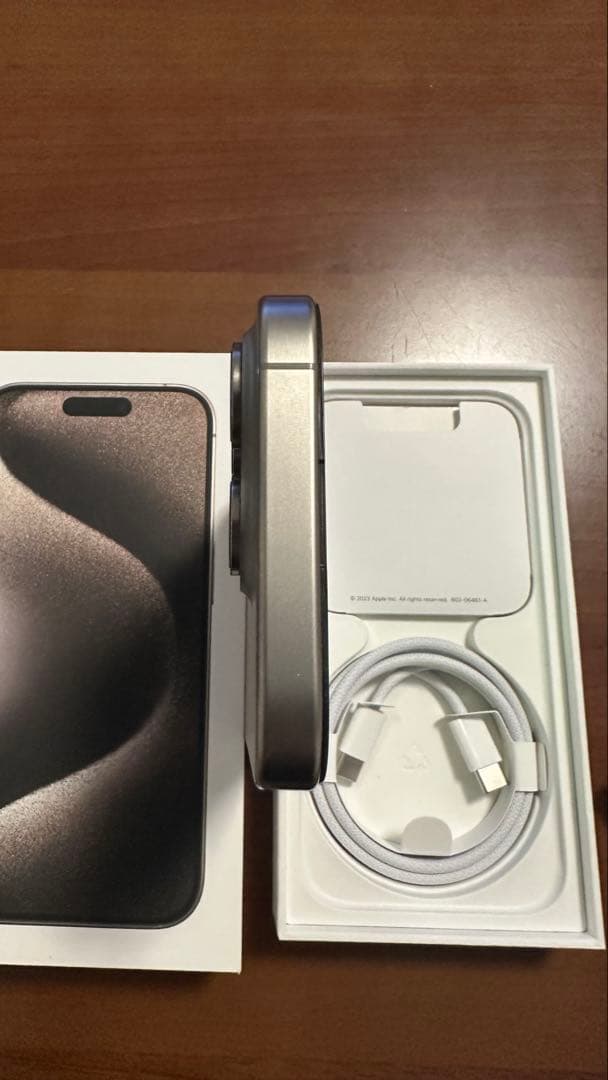 【美品/ジャンク】iPhone15 Pro 256GB ナチュラルチタニウム