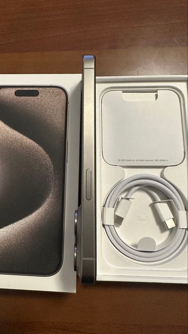 【美品/ジャンク】iPhone15 Pro 256GB ナチュラルチタニウム