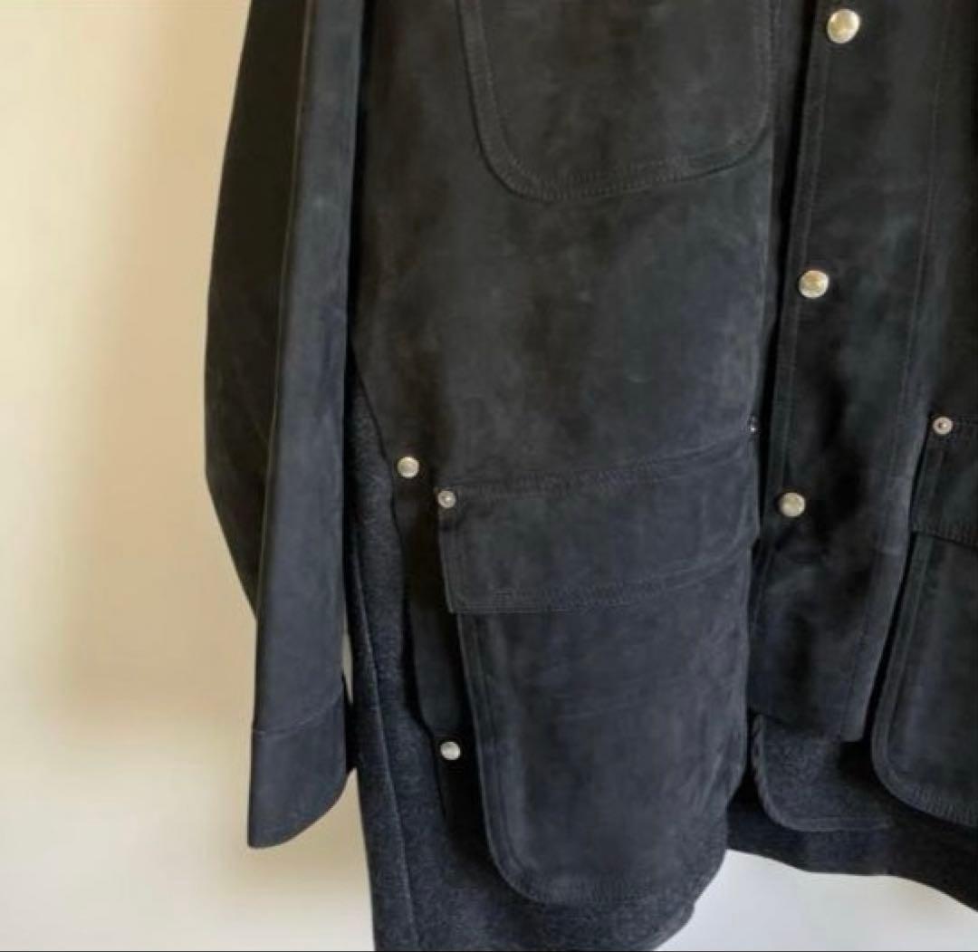 ジャケット・アウター YOKE 25AW Nuback Leather Coverall Jacket