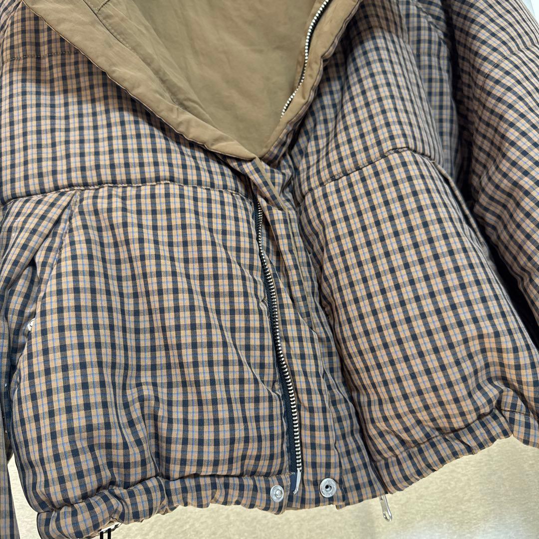 美品⭐︎ Kastaneチェック中綿リバーシブル アウター　S