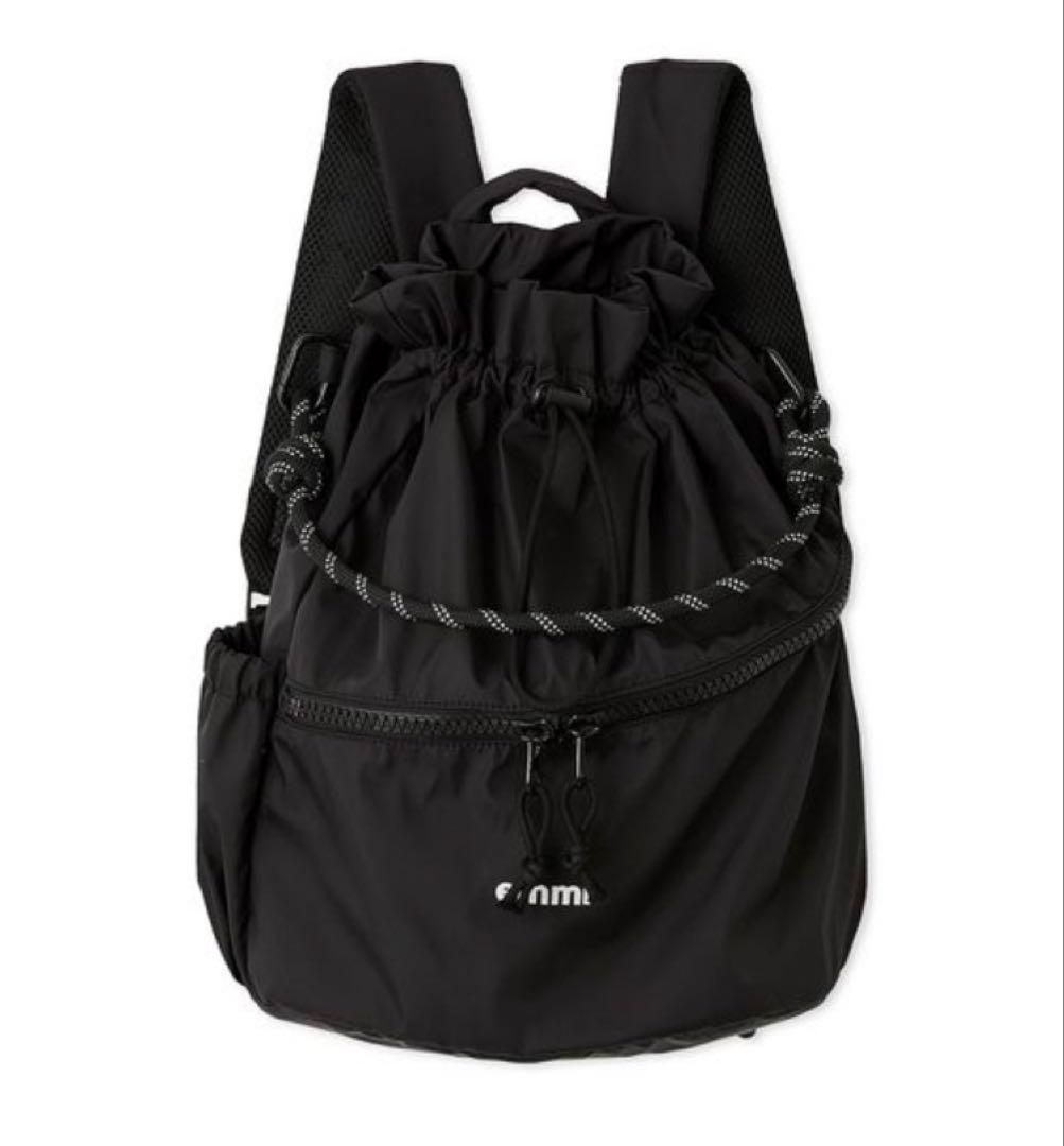 emmi ロゴマルチバックパック　3WAY ブラック　黒
