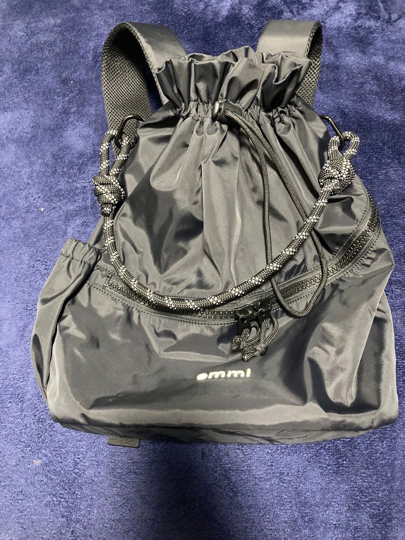 emmi ロゴマルチバックパック　3WAY ブラック　黒