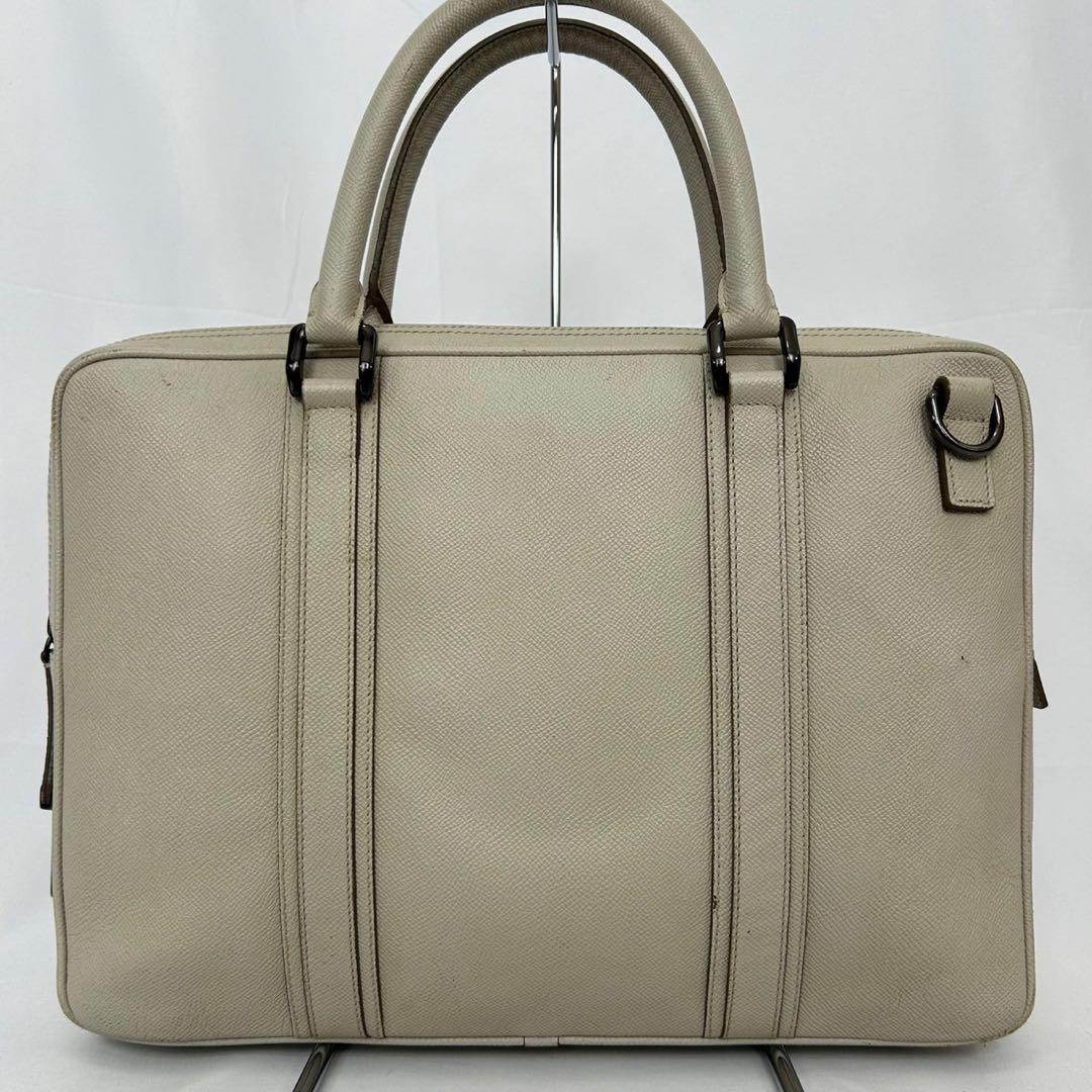 【美品/鍵付き】バーバリー トートバッグ ビジネスバッグ レザー 手提げ A4可