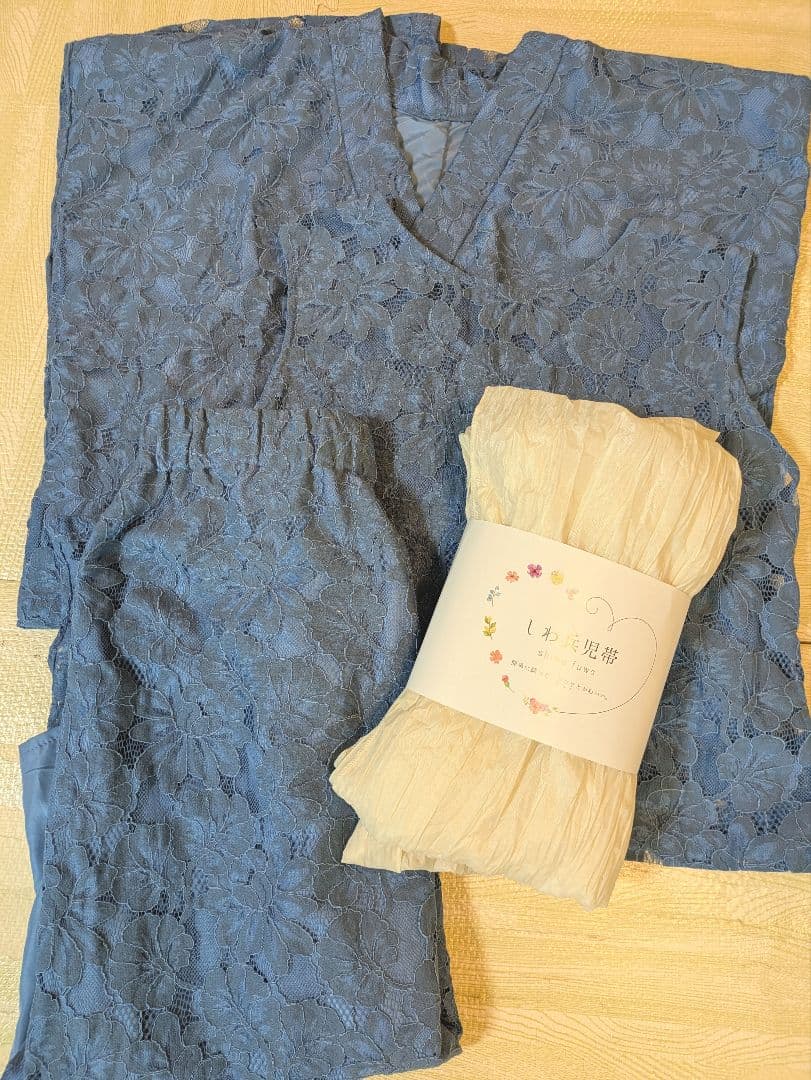 4ｗａｙ浴衣 ＋ 帯 4点セット 4way浴衣