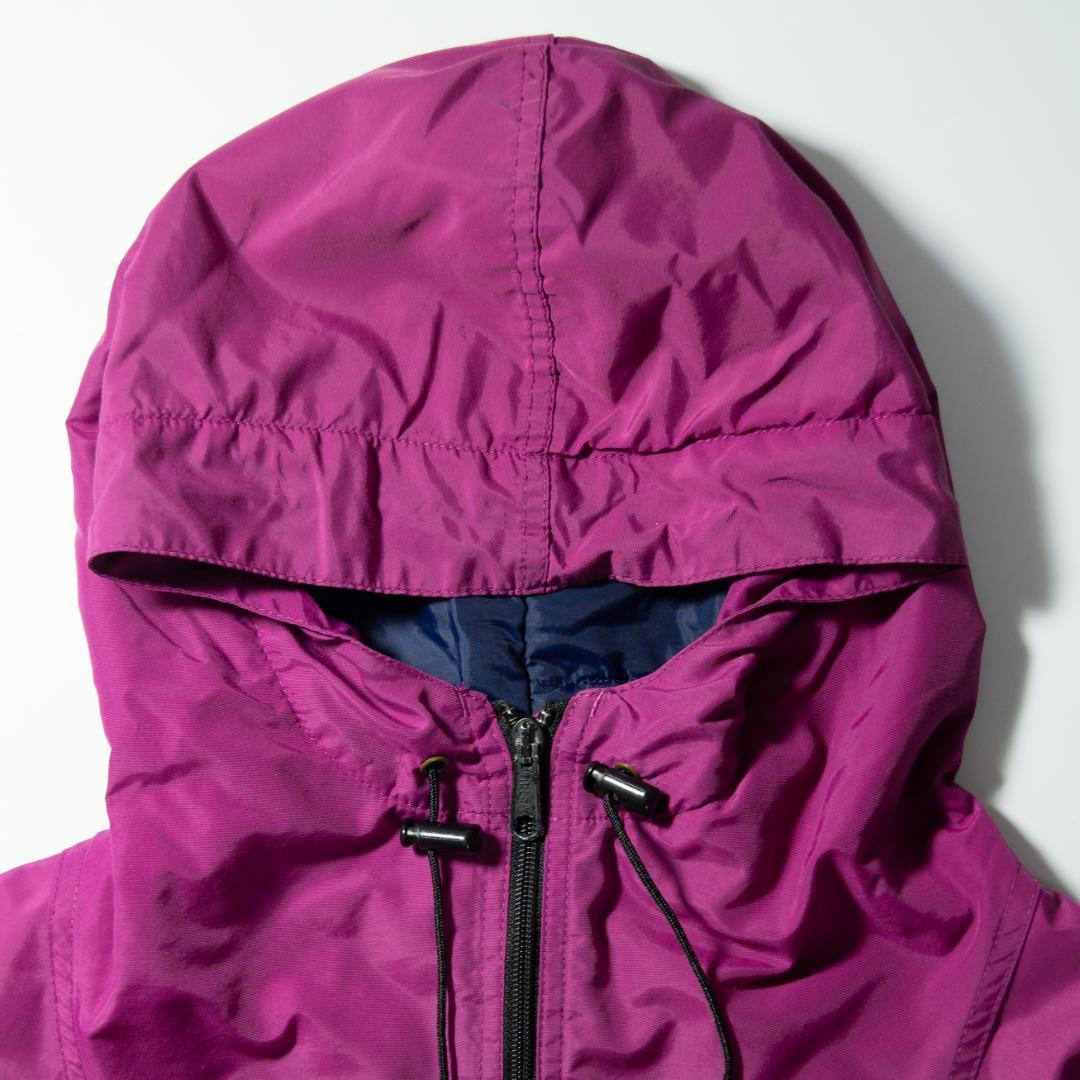 エルエルビーン　アノラックパーカー　中綿入り　プルオーバー　ピンク　パープル