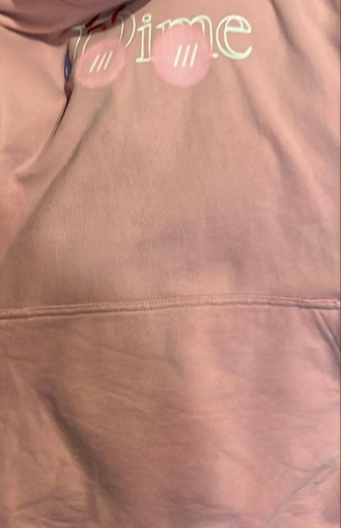 Dime ピンク パーカー M