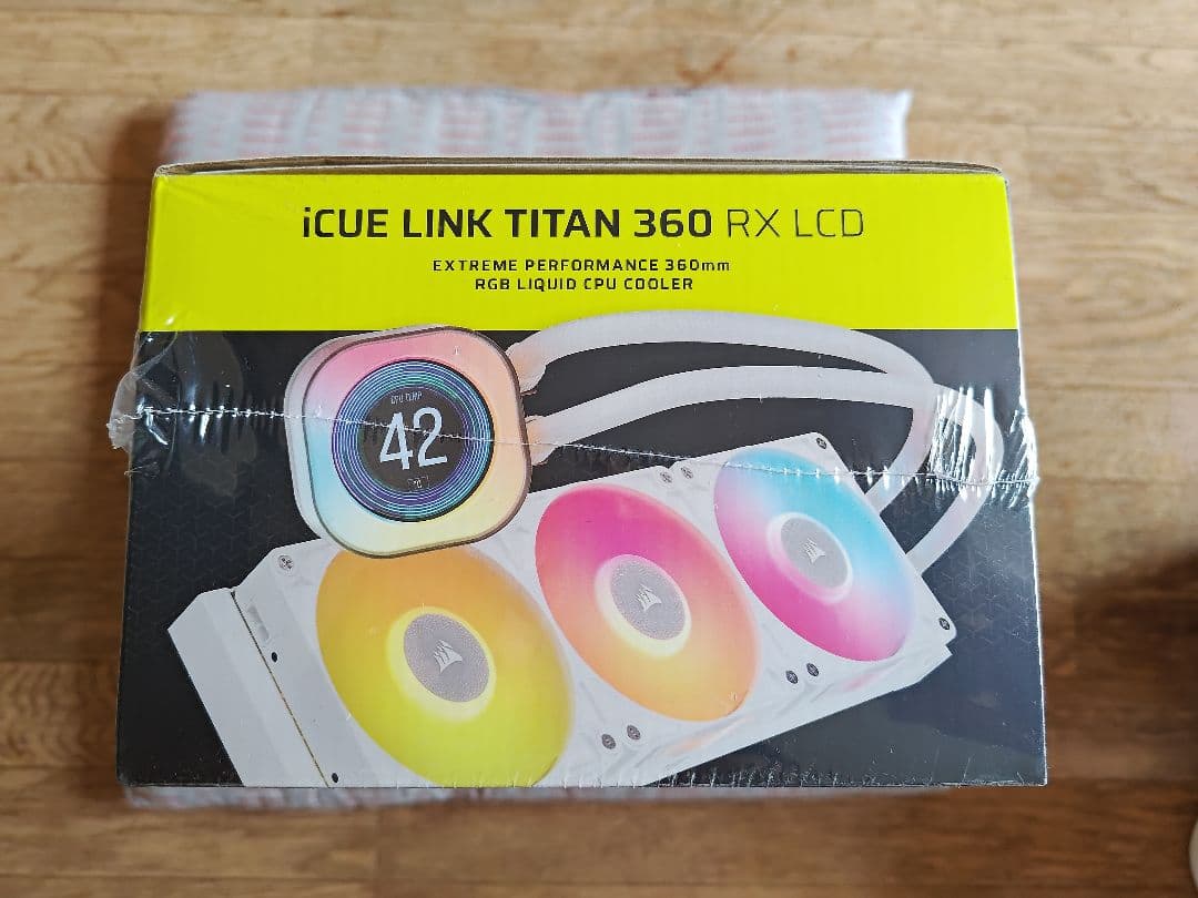 iCUE LINK TITAN 360 RX LCD【簡易水冷】