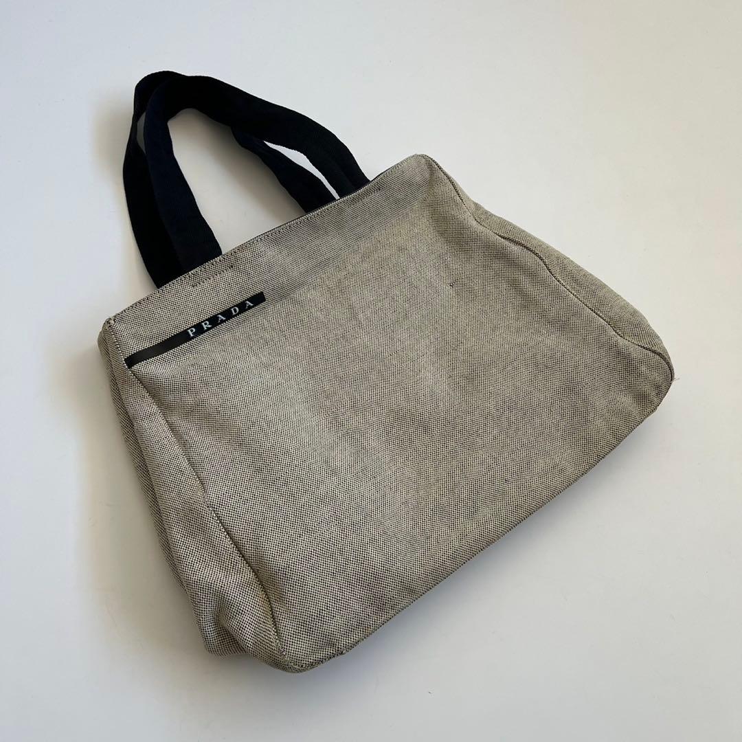 バッグ PRADA CANAPA SPORT CANVAS TOTE BAG