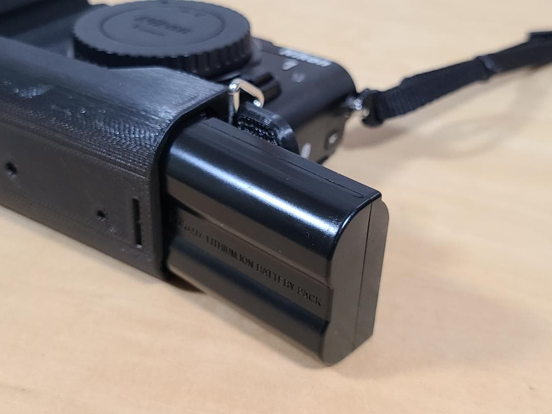nikon1 V3 ボディ　EN-EL15が使用できる自作グリップ（おまけ）