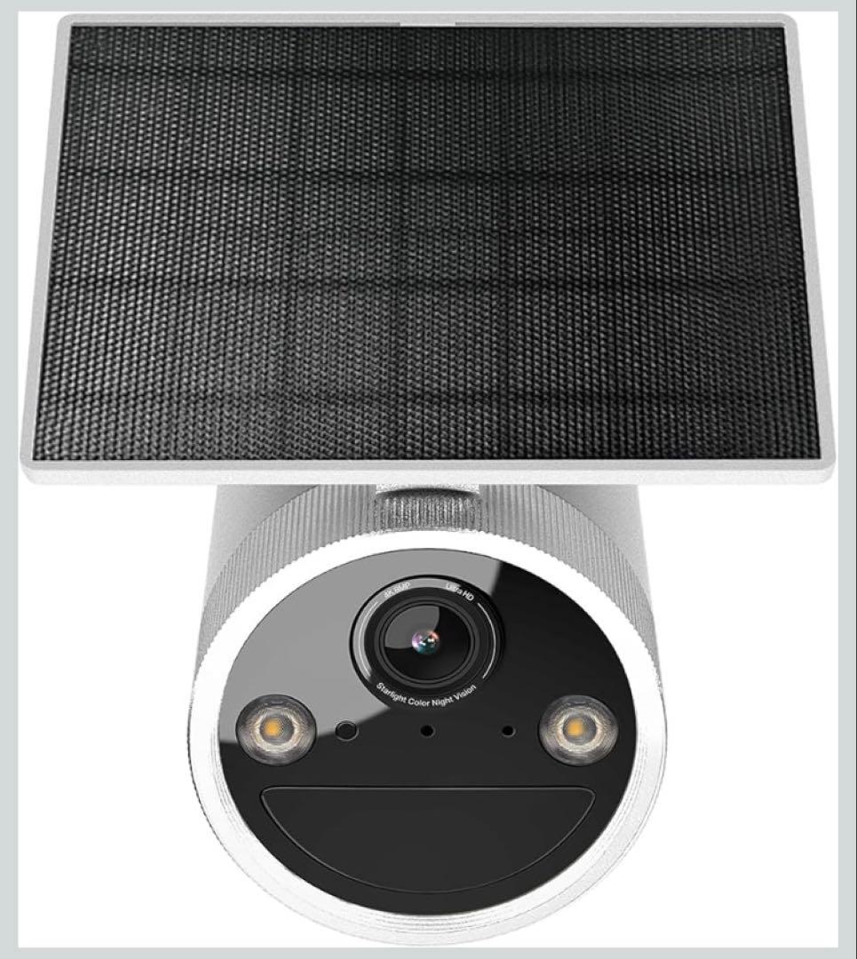 Tapo 防犯カメラ 屋外 4K 800万画素 ワイヤレス ソーラーパネル一体型