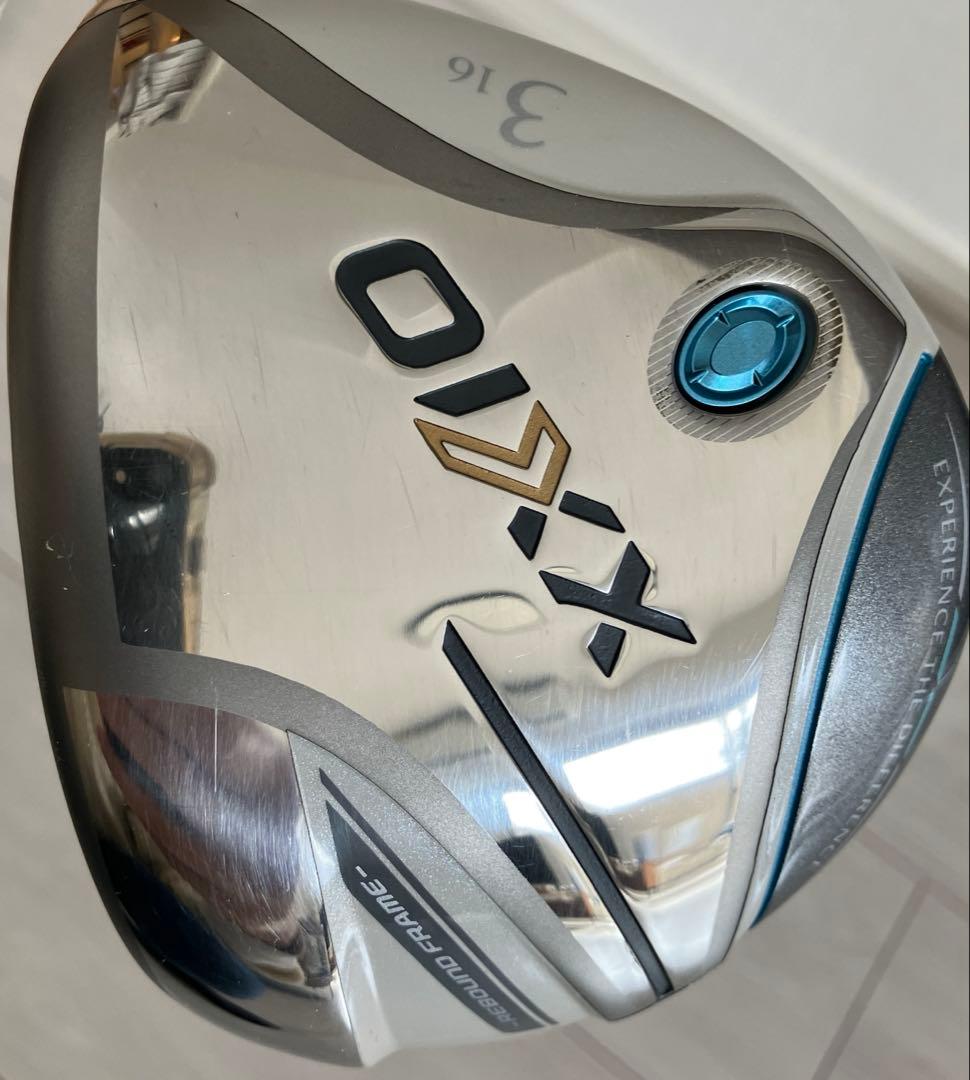 ゼクシオ　XXIO12 LADIES ウッド3本セット　エクリュホワイト