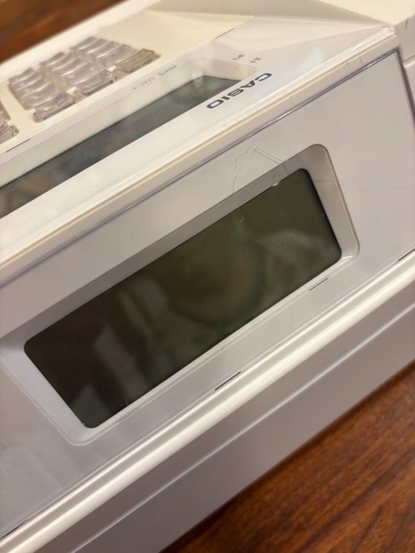 値下げ！CASIO SR-3 デジタルレジスター ホワイト