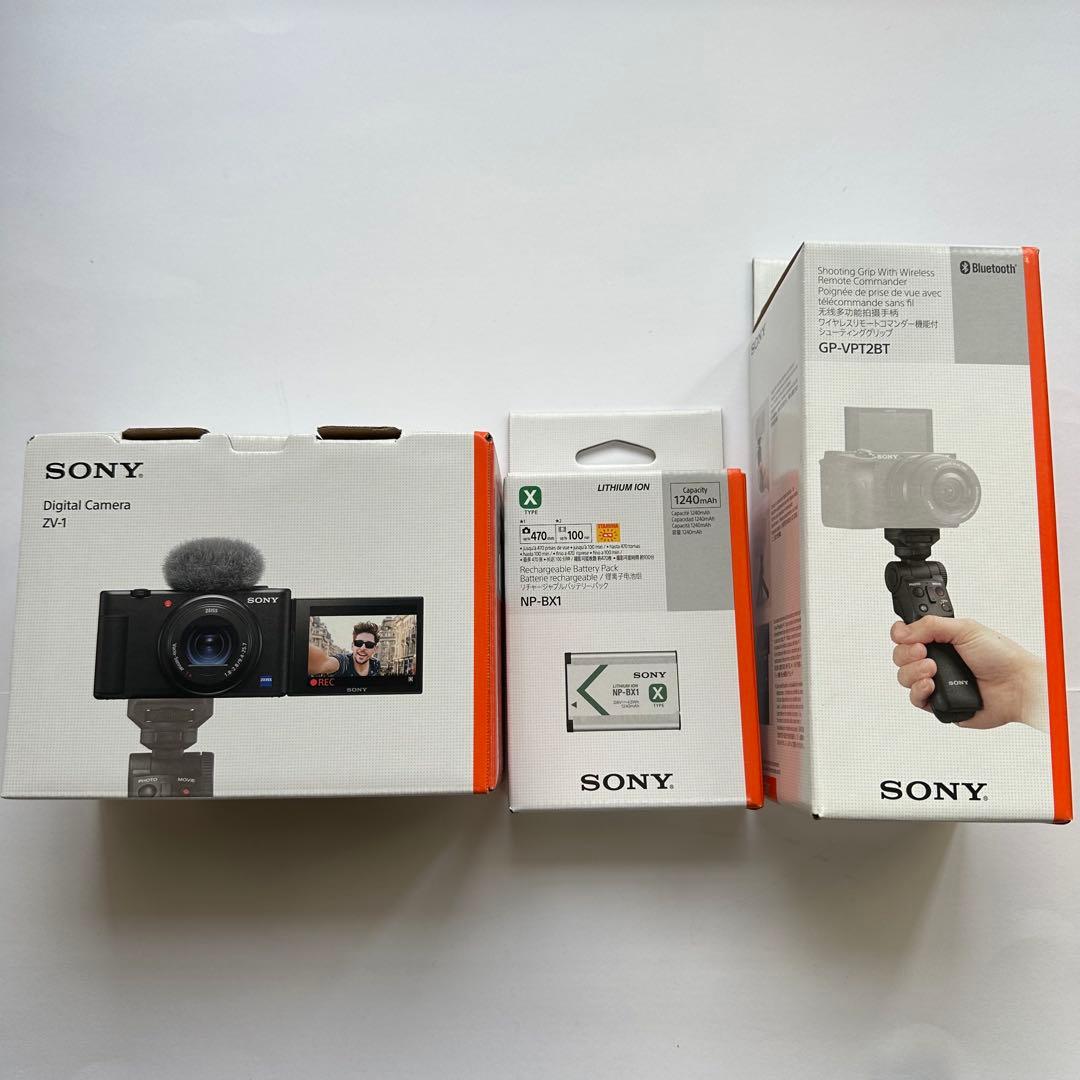 SONY ZV-1シューティンググリップ付き コンパクトデジタルカメラ vlog