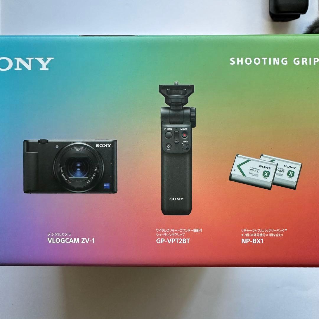SONY ZV-1シューティンググリップ付き コンパクトデジタルカメラ vlog