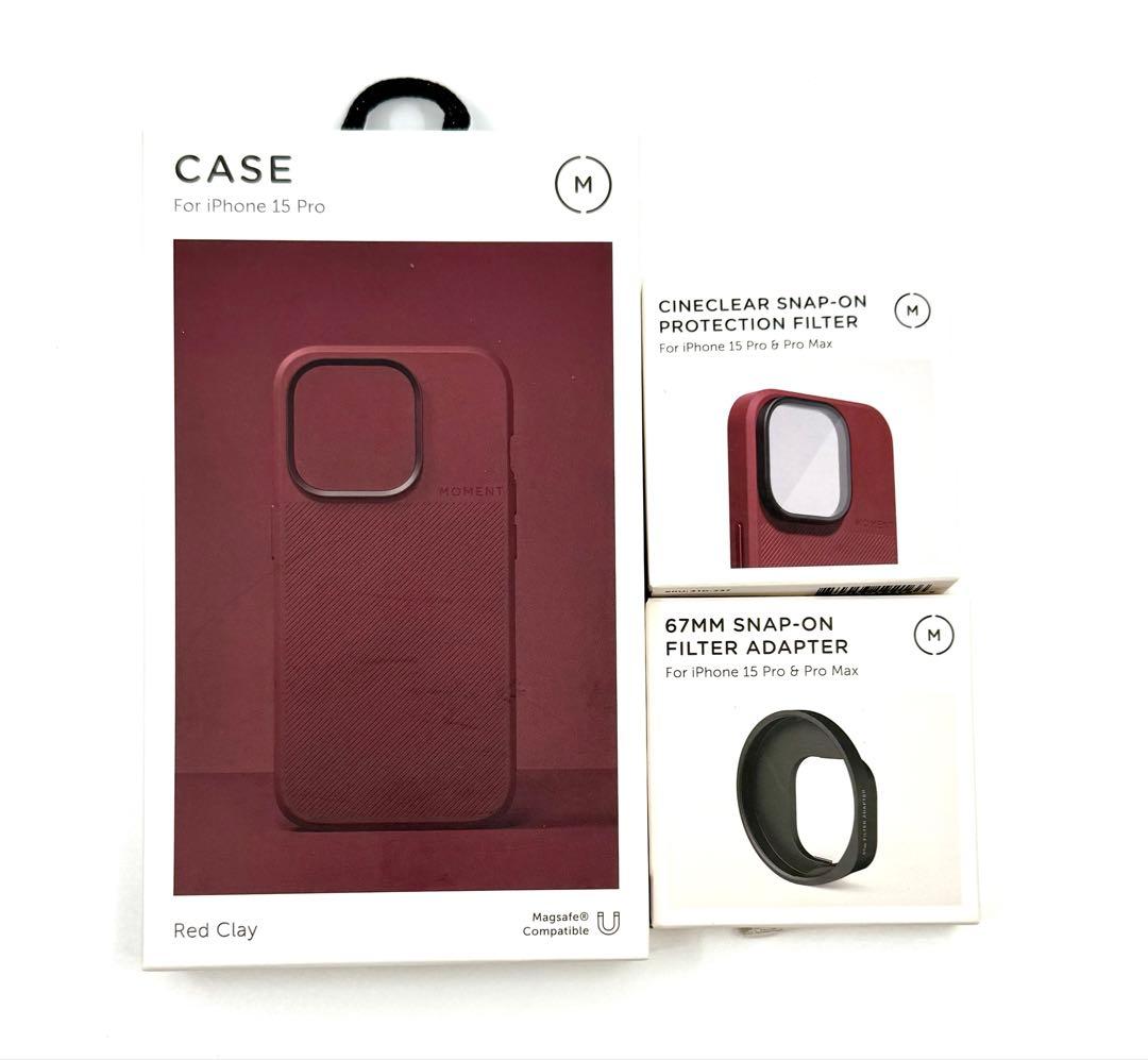 Moment iPhone 15 Pro 用ケース レッドクレイ　その他