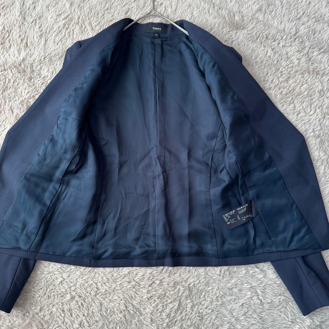 専用 セオリー SUPER TAILOR スーツセットアップ ノーカラー パンツ