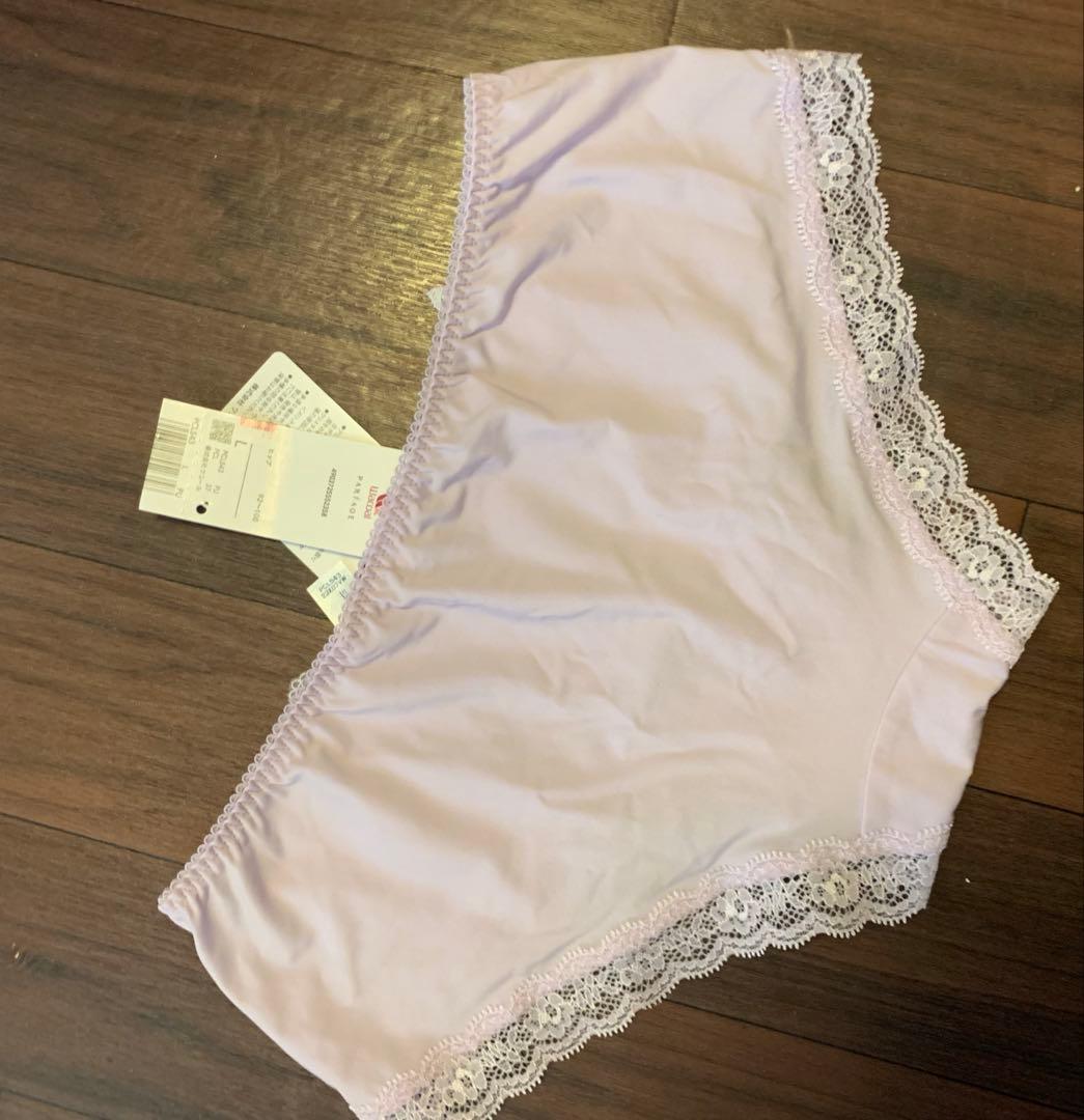 ブラとショーツのセット サルート ピンク 紫 C75 L リボンブラ