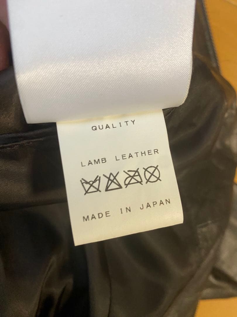 レザーライダースブルゾン MA_JULIUS サイズ0レディースサイズ ユリウス