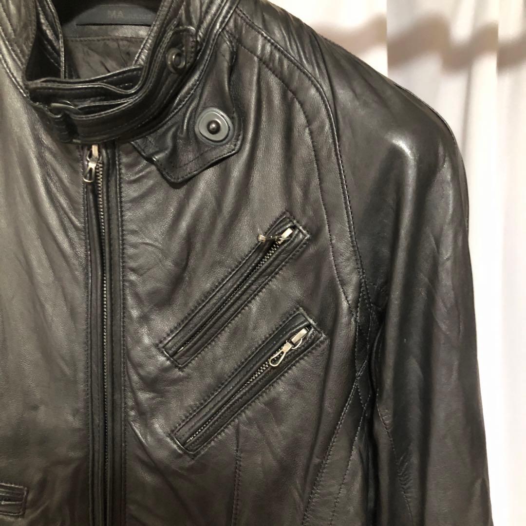 レザーライダースブルゾン MA_JULIUS サイズ0レディースサイズ ユリウス