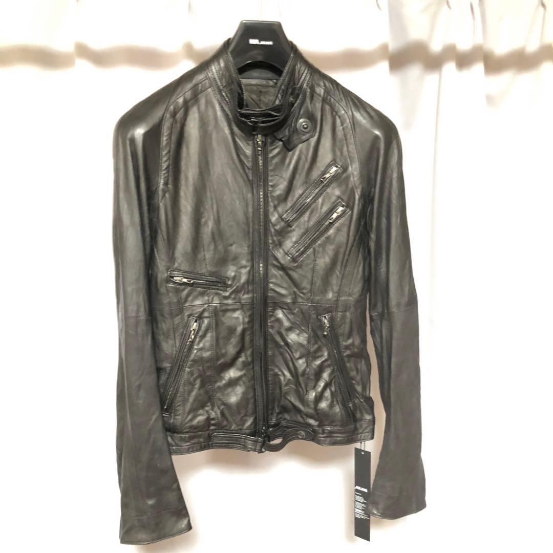 レザーライダースブルゾン MA_JULIUS サイズ0レディースサイズ ユリウス