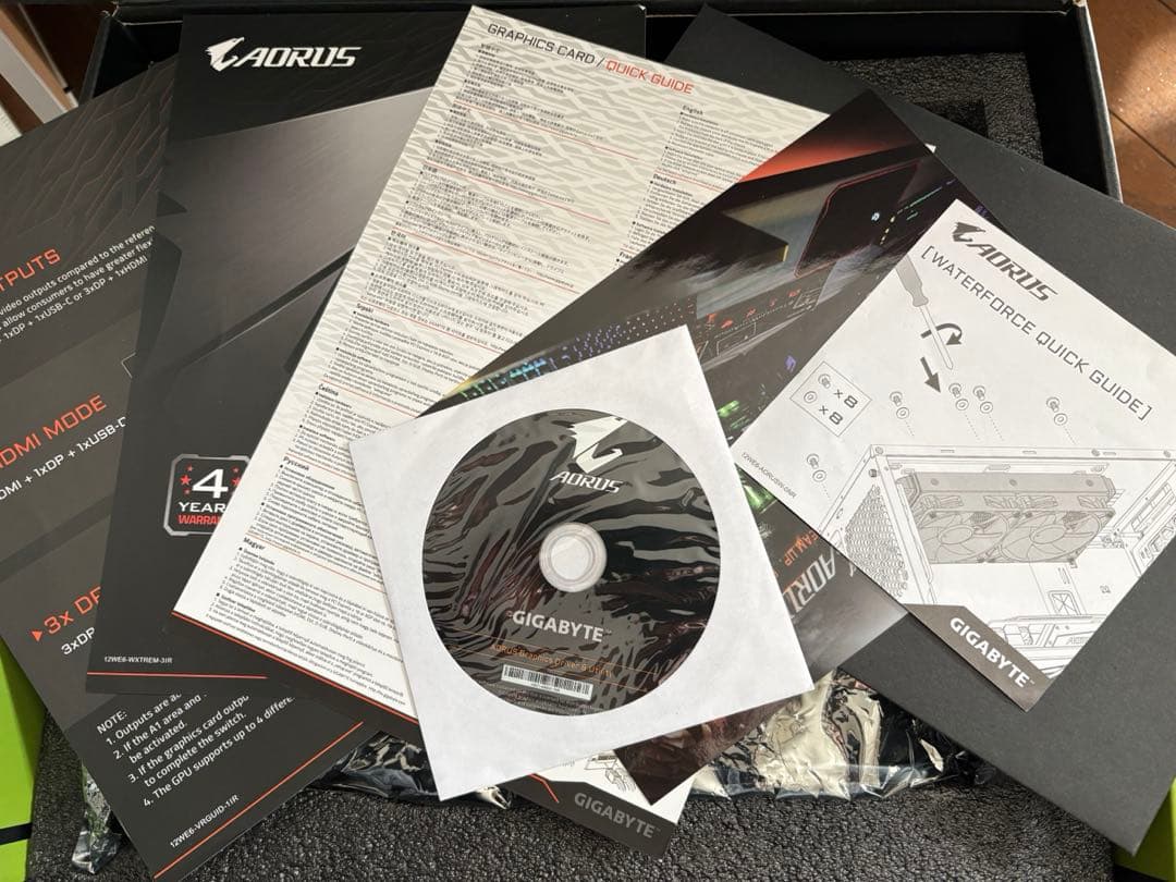 グラフィックボード・グラボ・ビデオカード AORUS 2080ti Waterforce