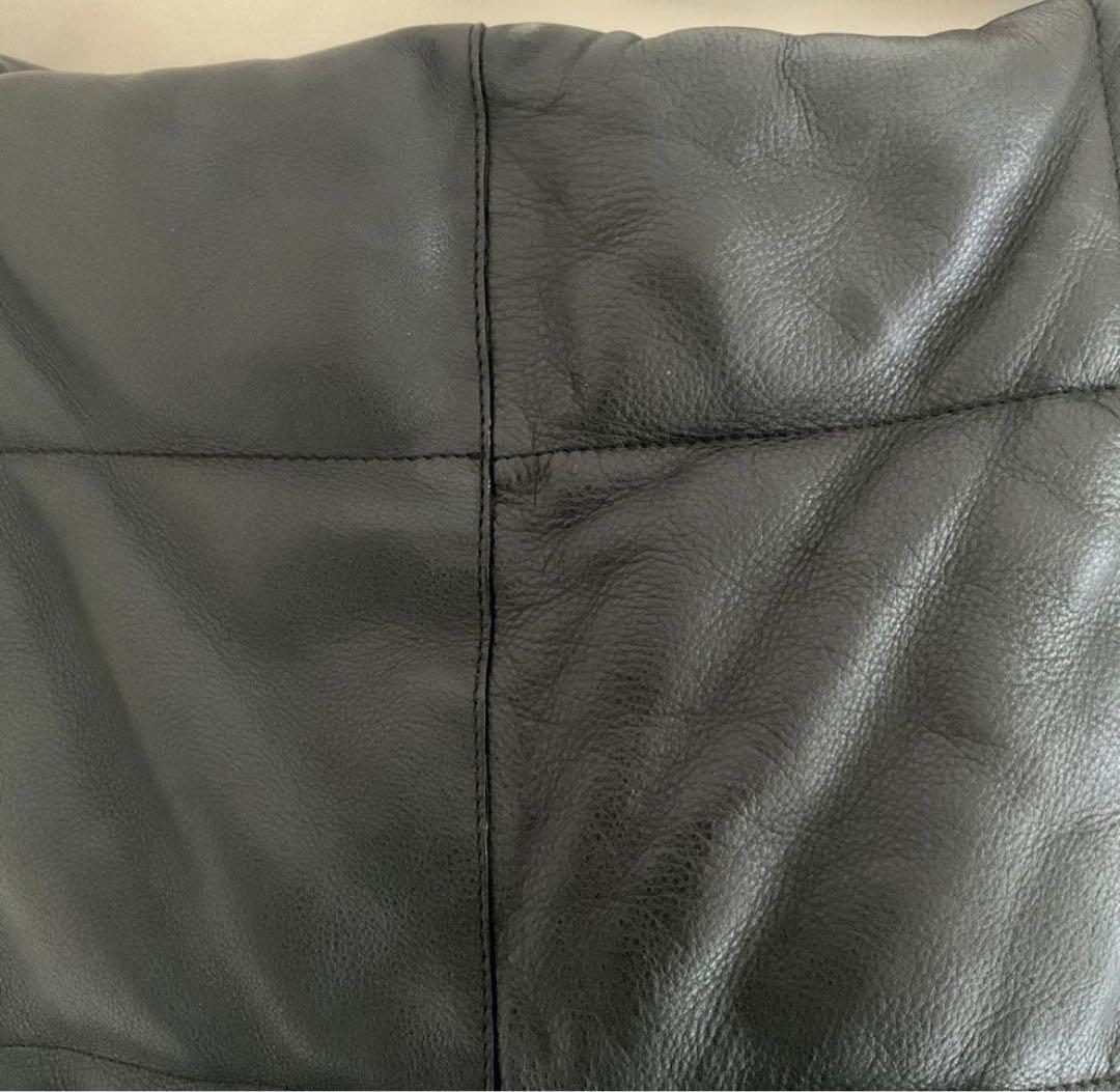 DRIES VAN NOTEN ブラックレザートートバッグ