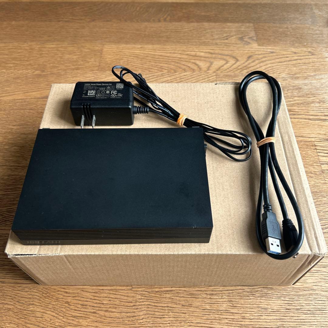 【中古品】【フォーマット済】バッファロー 日本製 外付けHDD HD-AD4U3