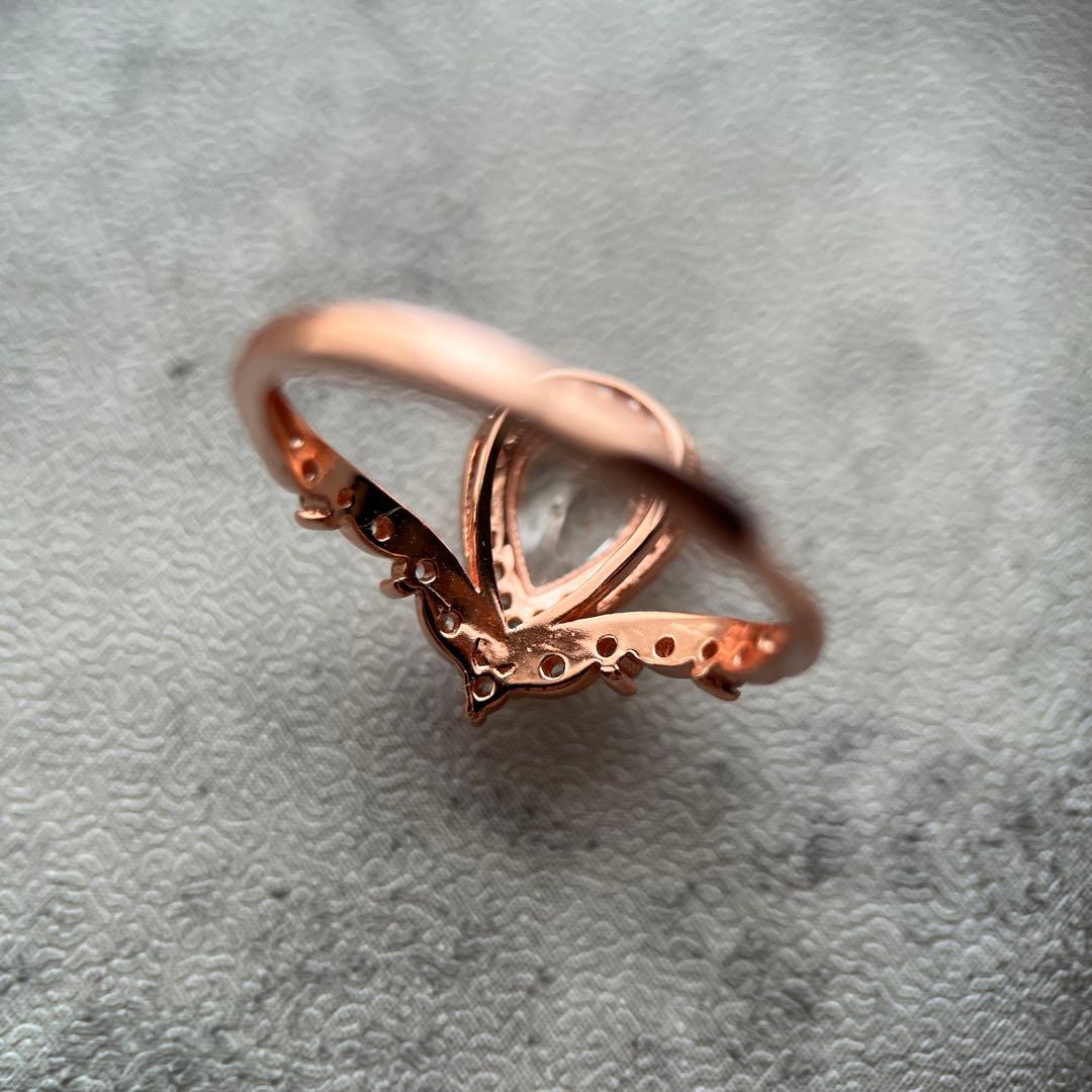 【専用】光の粒みたいなフェナカイトのリング　ソ付きケース付きシルバー　お守り指輪