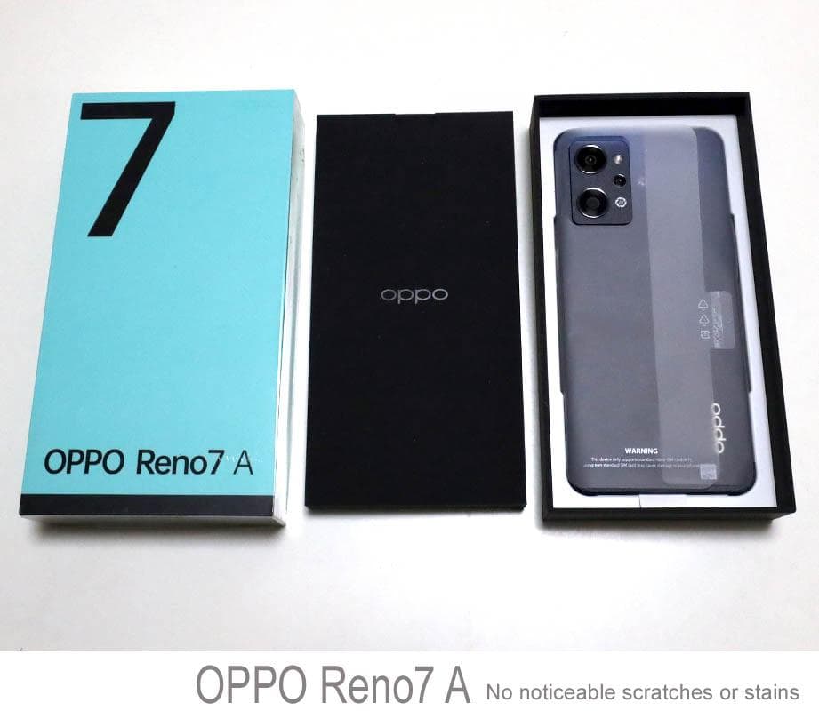 OPPO Reno7 A　SIMフリー　美品 ケース2個つき