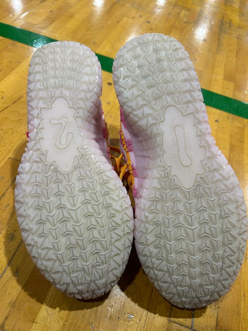 チーズピンク/ホワイト バスケットボールシューズ ja3 ジャ3 NIKE