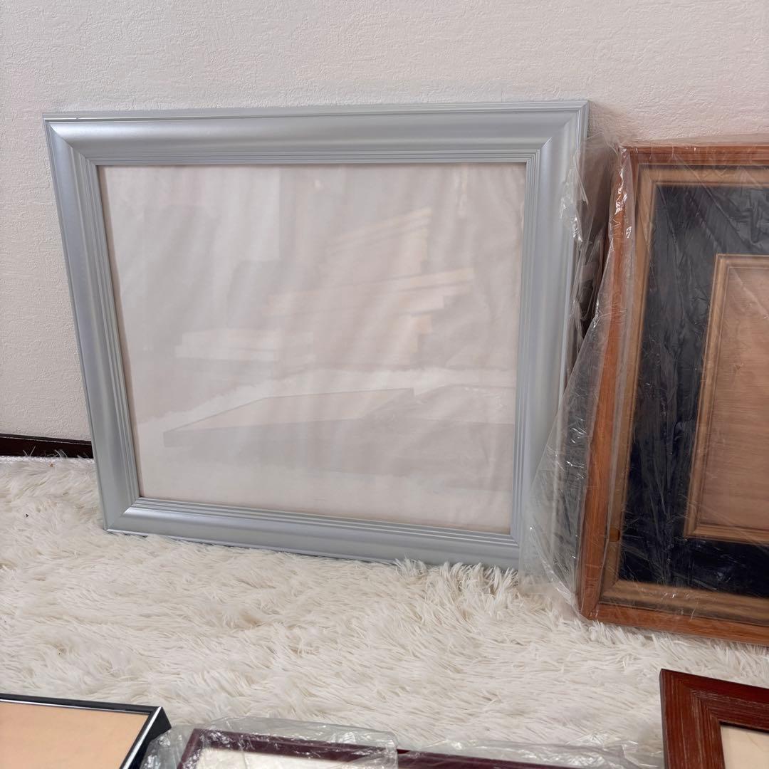 まとめ売り　15点　額縁　絵画　フォトフレーム　和製　海　木製　写真　ラッセン