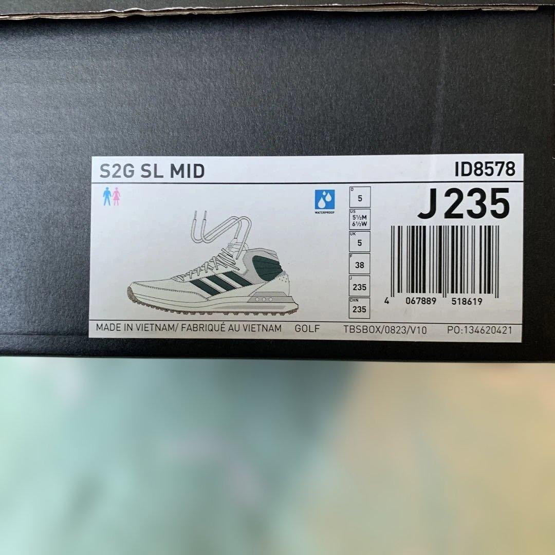 【新品未使用】アディダス ゴルフシューズ S2G SL MID 23.5